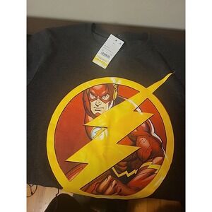 Justice League Boys Charcoal Flash T-Shirt ~ Boys‎ Sz - XL